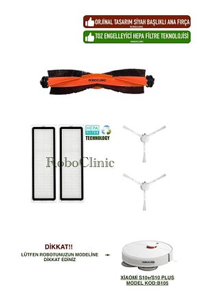 اکسسوری جاروبرقی سفید Roboclinic - کد 871704565