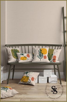 کوسن و روکش کوسن سبز مخمل SasoHome - کد 261587557