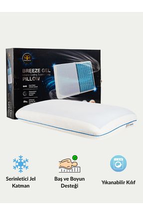 بالش آبی پلی استر ویسکوز پنبه PrimePath Global - کد 959399525
