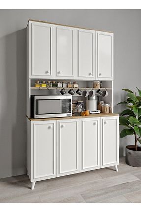 کابینت چند منظوره سفید MDF KZNMOB HOME - کد 839930975