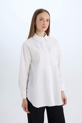 تونیک حجاب سفید زنانه بافتنی Defacto - کد 894728532