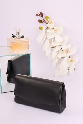 کیف مجلسی مشکی زنانه چرم مصنوعی weem bag - کد 871671831