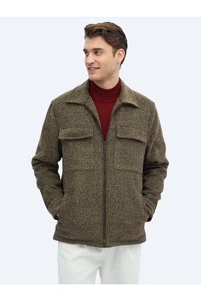 کاپشن قهوه ای مردانه بافتنی Kip - کد 892575725