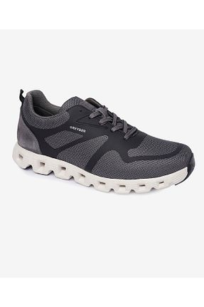 کفش اسنیکر طوسی مردانه بند دار Greyder - کد 843857813