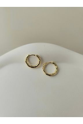 گوشواره استیل (فولاد) زرد زنانه استیل (فولاد) Zivazer Store - کد 952060079