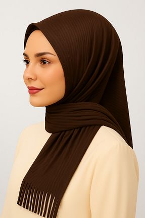 شال قهوه ای زنانه Merve Nayir - کد 961476379