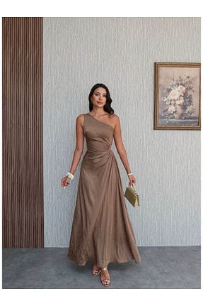 لباس قهوه ای زنانه پلی استر ESRAHELVACI - کد 962296857