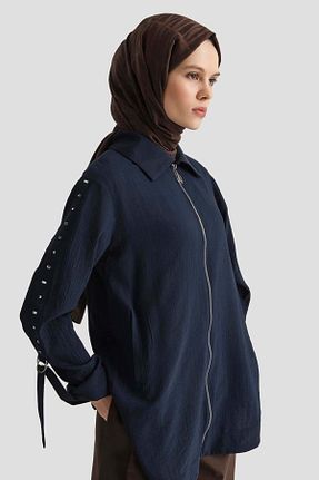 کت حجاب سرمه ای زنانه رگولار Armine TREND - کد 950640461