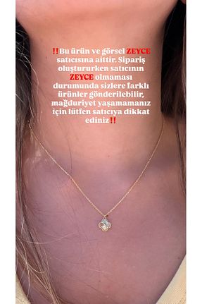 گردنبند استیل ( فولاد ) زرد زنانه استیل (فولاد) ZEYCE - کد 943427012