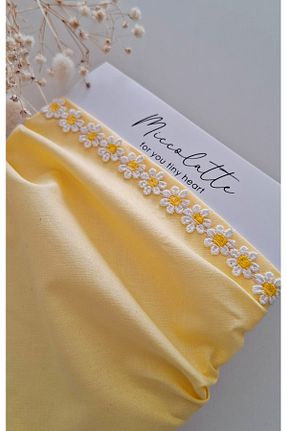 باندانا زرد پنبه ای Miccolatte - کد 960084814