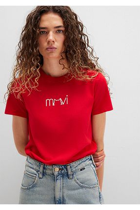 تیشرت رنگی زنانه یقه دوچرخه Mavi - کد 957942261