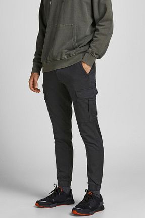 شلوار مشکی مردانه پارچه Jack & Jones - کد 242494880