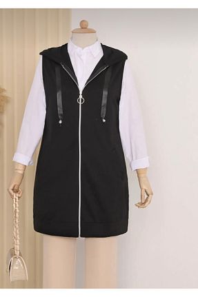 جلیقه حجاب مشکی زنانه رگولار sarıdağ - کد 899723628