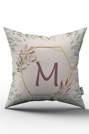 کوسن و روکش کوسن بژ مخمل SasoHome - کد 272736943