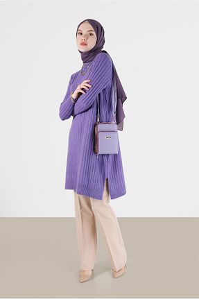 شلوار پارچه ای بژ زنانه بلند Alvina - کد 804944339
