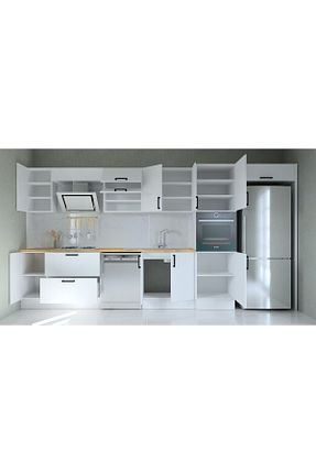 کابینت های آماده آشپزخانه سفید Suntalam MOBİLİQUE - کد 311517245