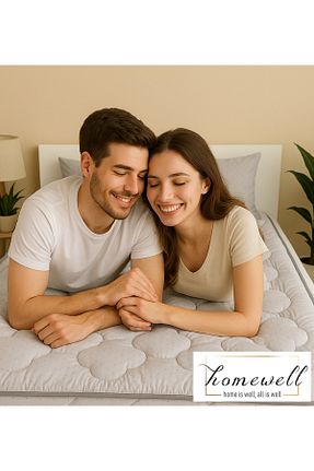 پد و تشک تخت طوسی دو نفره homewell - کد 804032443
