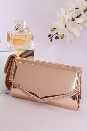 کیف مجلسی متالیک زنانه چرم مصنوعی weem bag - کد 894595304
