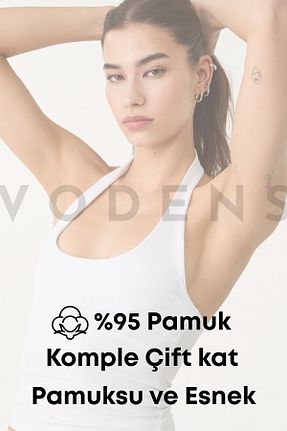 بلوز سفید زنانه ساده VODENS - کد 835477724