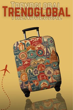 کاور چمدان رنگی ابعاد بزرگ Trendglobal - کد 809404934
