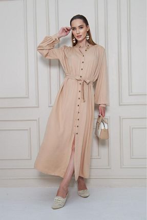 لباس بژ زنانه بافتنی Pasaklı Giyim - کد 961644733