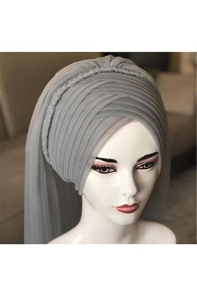 روسری طوسی ZİNGO - کد 962970131