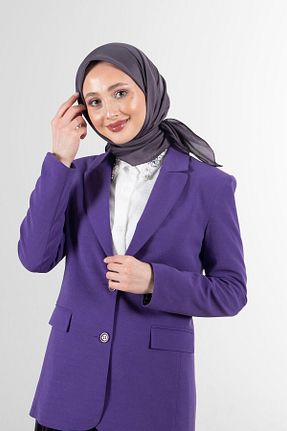 روسری طوسی پلی استر HAREM SCARF - کد 728714503