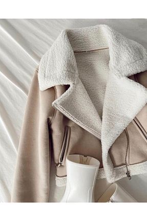 کاپشن نباتی زنانه کراپ Çuvalmoda - کد 344242722