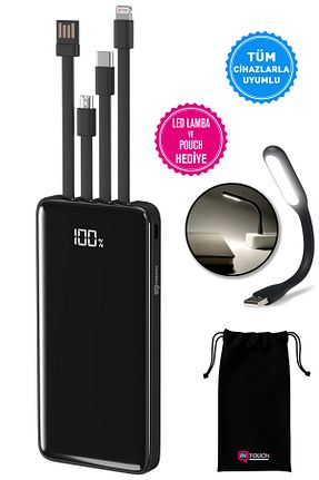 پاور بانک مشکی 7900 - 11500 İntouch - کد 68361137
