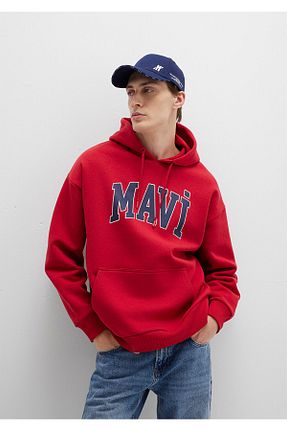 سوئیشرت قرمز مردانه Slogan Mavi - کد 356110964