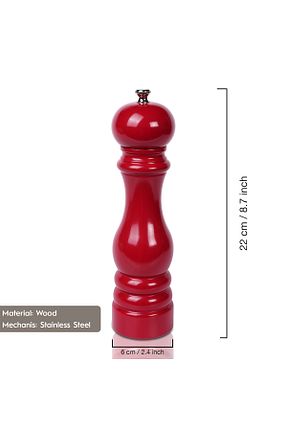 آسیاب قهوه و ادویه زرشکی چوب Glios - کد 866997364
