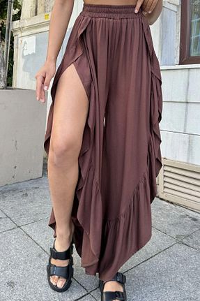 شلوار قهوه ای زنانه پلی استر New Laviva - کد 840146910