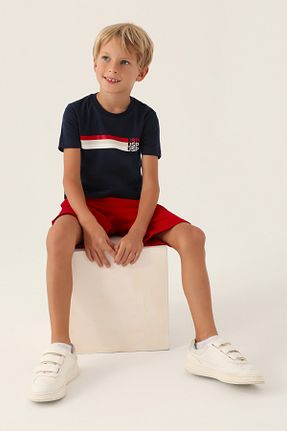 ست بالاتنه و پائین تنه سرمه ای مردانه بافت U.S. Polo Assn. - کد 804774505
