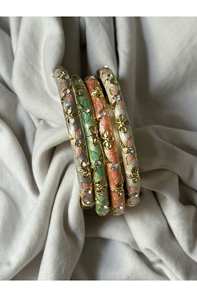 دستبند استیل (فولاد) سبز زنانه استیل ضد زنگ Midellie - کد 942781480