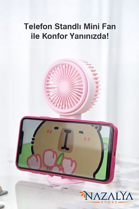 پنکه صورتی Mini Fan Nazalya - کد 960255951
