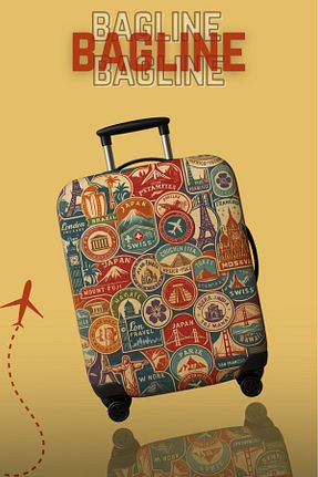 کاور چمدان رنگی ابعاد کوچک (کابین) Bagline - کد 902254466