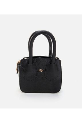 کیف دوشی مشکی زنانه چرم مصنوعی Hotiç - کد 829544222