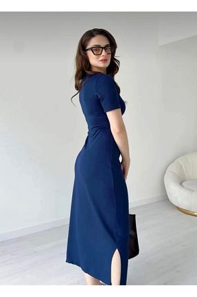 لباس سرمه ای زنانه بافتنی Genel Markalar - کد 924122208