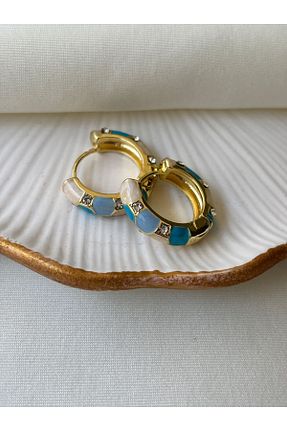 گوشواره جواهر آبی زیرکن Nilsu Jewellery Accessory - کد 961189535