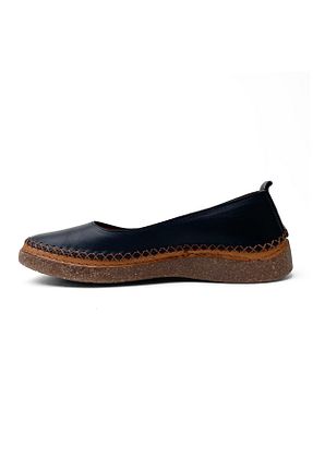 بابت مشکی زنانه چرم خالص RABU - کد 961487511