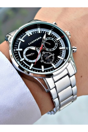 ساعت مچی مشکی مردانه 41-45 میلی متر Choppers - کد 683949955