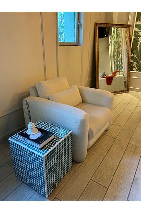 میز عسلی فیروزه ای Harmonia Studio - کد 967568245