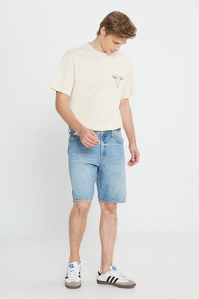 شلوارک و برمودا آبی مردانه پارچه Wrangler - کد 845399521