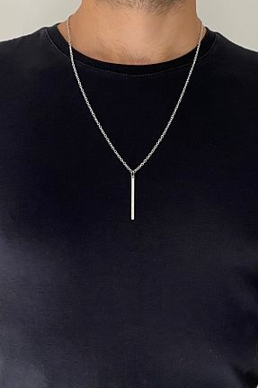 گردنبند جواهر مردانه Wish Silver Aksesuar - کد 140468675