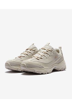 کفش اسنیکر بژ مردانه بند دار Skechers - کد 141186104