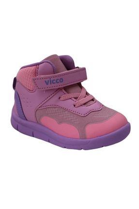 بوت / نیم بوت صورتی بچه گانه چرم مصنوعی Vicco - کد 141891855