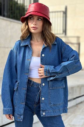 کت آبی زنانه رگولار New Laviva - کد 805366736