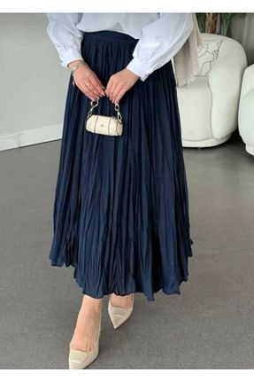 دامن حجاب سرمه ای زنانه بافتنی Mrs.idea - کد 926176761