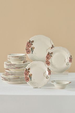 سرویس غذاخوری رنگی 6 نفره Karaca - کد 954105458