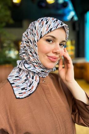 روسری رنگی کرپ Armine - کد 939541891